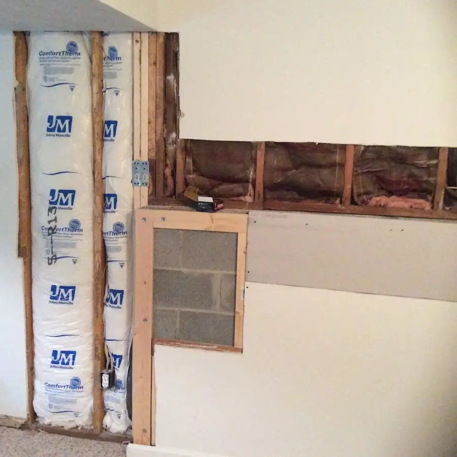 Wall insulation replacement during Odor Removal & Deodorization in Lyman
